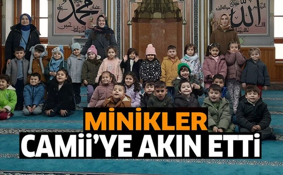 ANAOKULU ÖĞRENCİLERİ YEDİLER CAMİİ'NDE İSLAM KÜLTÜRÜNÜ ÖĞRENDİ
