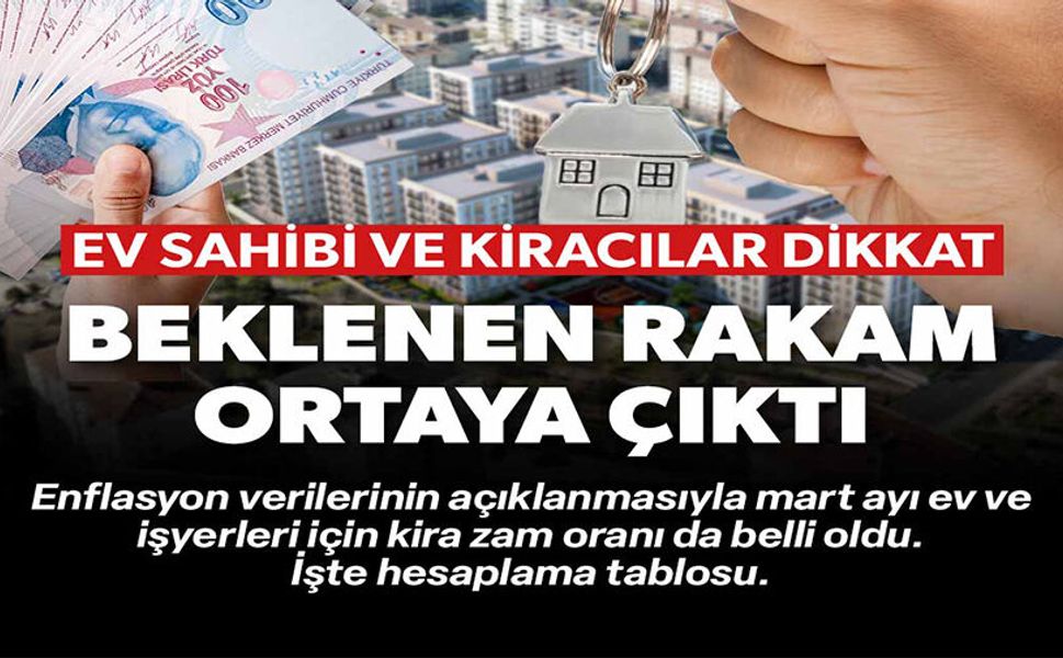 BEKLENEN RAKAM ORTAYA ÇIKTI