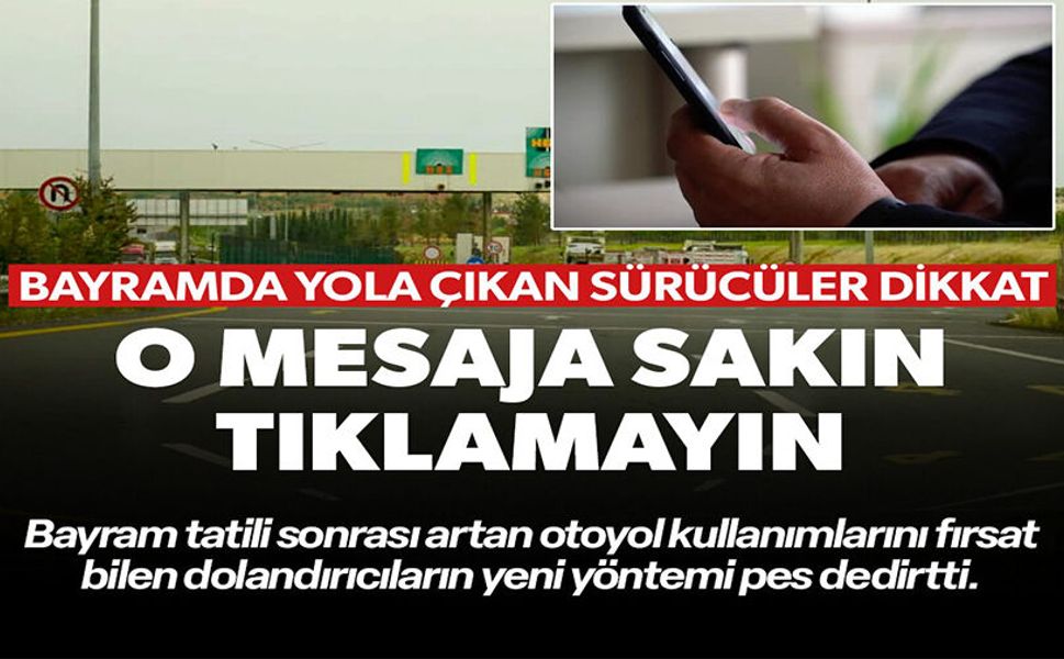 O MESAJA SAKIN TIKLAMAYIN