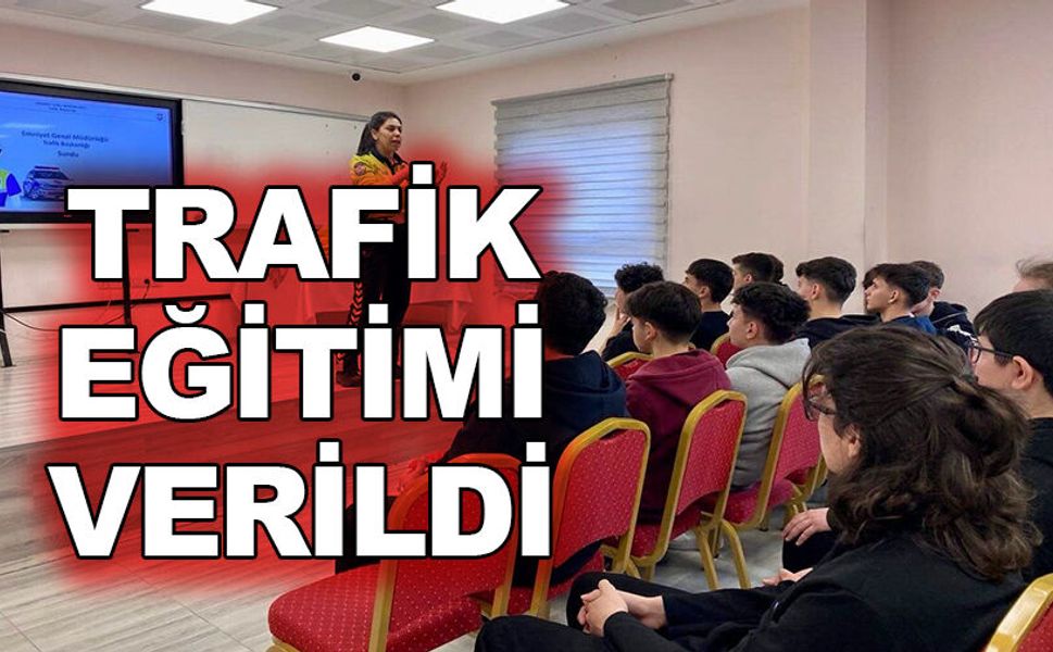 ÖĞRENCİLERE TRAFİK BİLİNCİ EĞİTİMİ