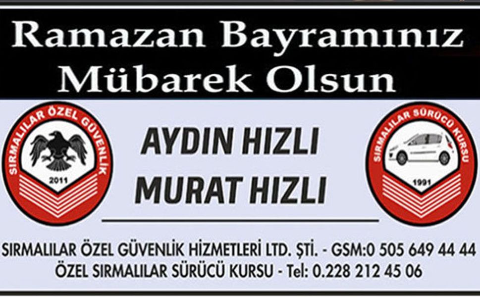 AYDIN HIZLI-MURAT HIZLI RAMAZAN BAYRAMI MESAJI