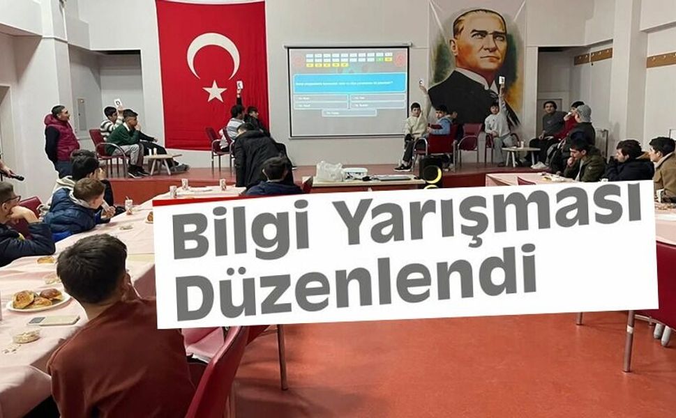 ‘EVLER ARASI BİLGİ YARIŞMASI' DÜZENLENDİ