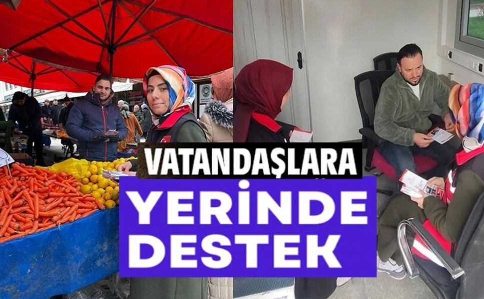 MOBİL SOSYAL HİZMET ARACIYLA VATANDAŞLARA YERİNDE DESTEK