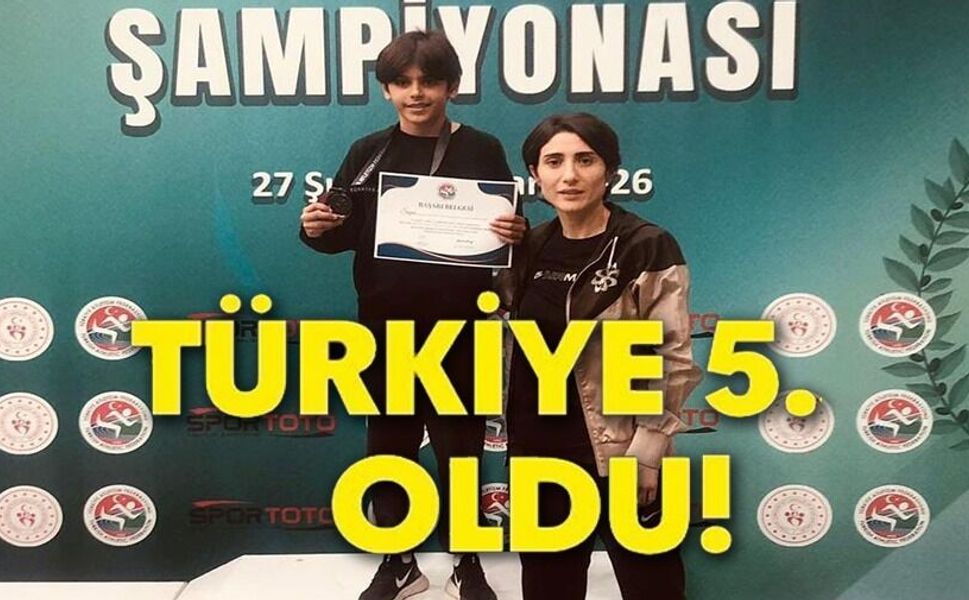 BİLECİKLİ SPORCU TÜRKİYE 5'İNCİSİ OLDU