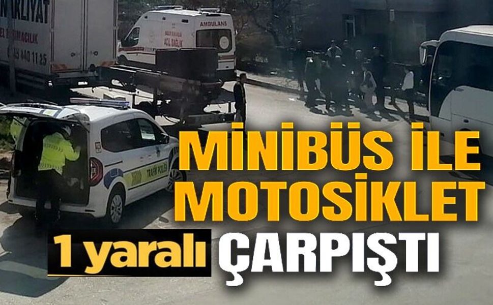 TRAFİK KAZASI; 1 YARALI