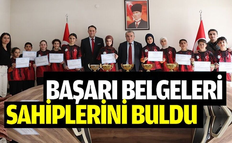 ‘FLOOR CURLİNG' BAŞARI BELGELERİ SAHİPLERİNİ BULDU