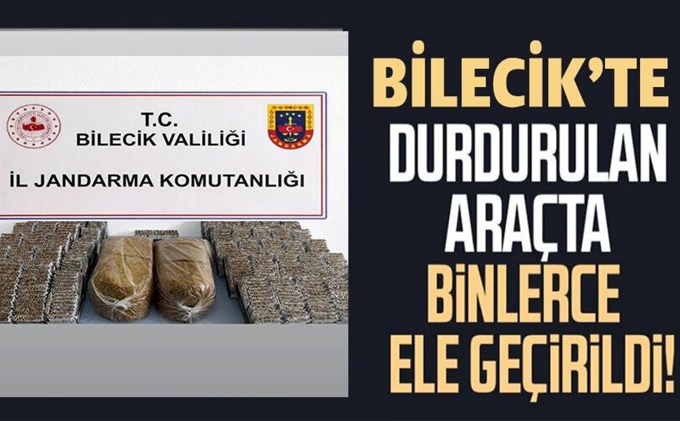 13 BİN 580 MAKARON VE 10 KİLO KIYILMIŞ TÜTÜN ELE GEÇİRİLDİ