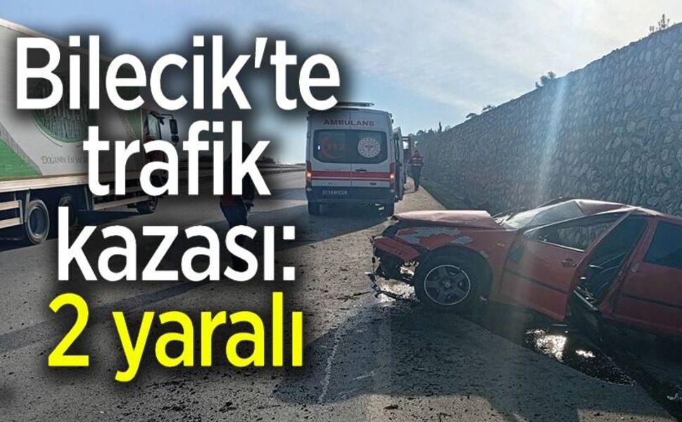 TRAFİK KAZASI: 2 YARALI