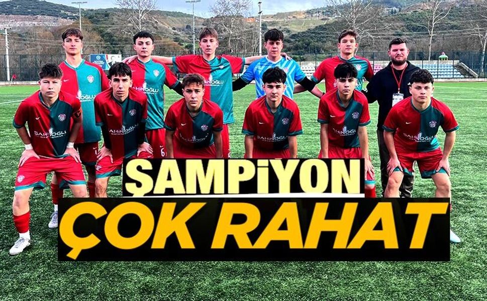 U18 GENÇLER LİGİ'NİN ŞAMPİYONU OSMANELİSPOR GOL OLDU YAĞDI