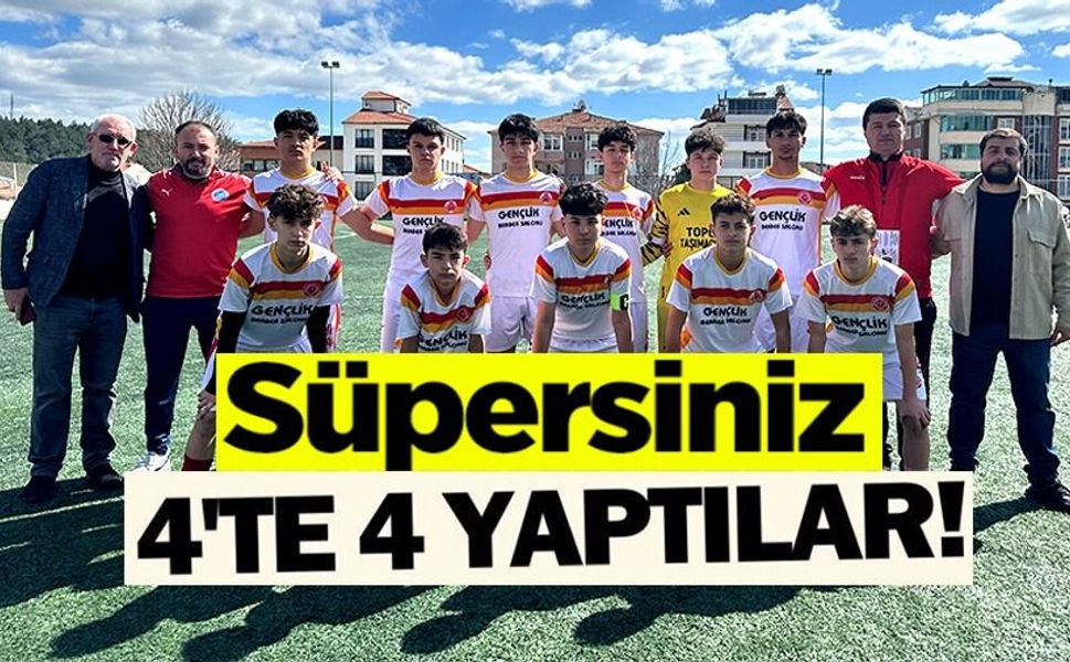 U15 GENÇLER LİGİ'NİN LİDERİ 1299 BİLECİK SPOR KULÜBÜ