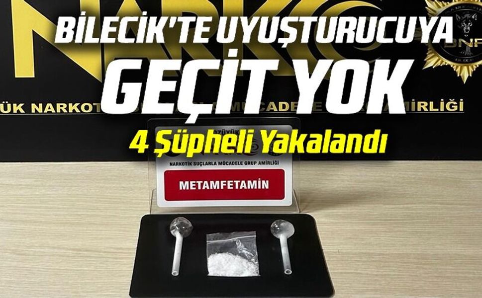 UYUŞTURUCU OPERASYONU: 4 ŞÜPHELİ YAKALANDI