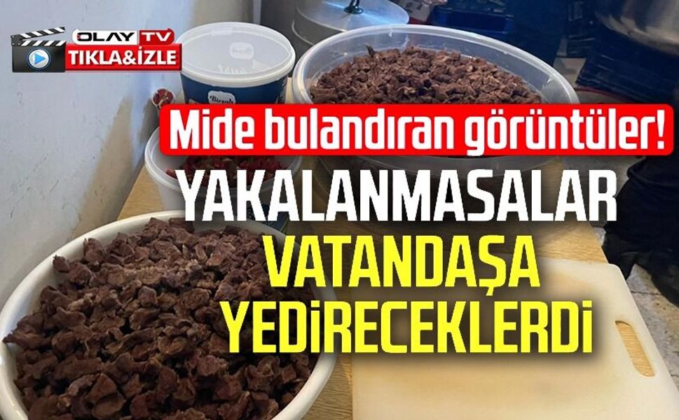 BODRUM KATTA KAÇAK YEMEK ÜRETİMİNE ZABITA BASKINI