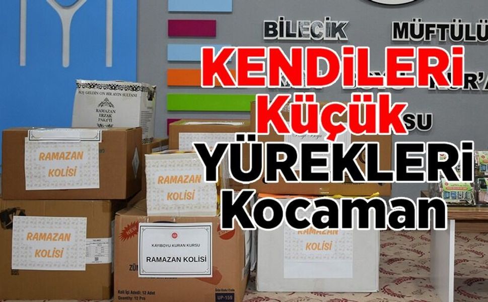MİNİKLERDEN RAMAZAN YARDIMI