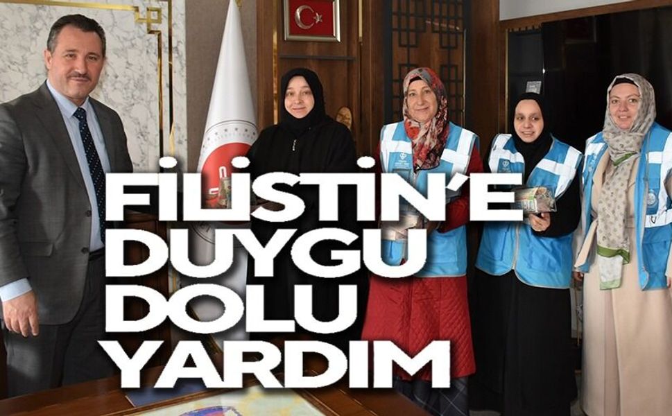 ÖĞRENCİLERDEN FİLİSTİN'E DESTEK