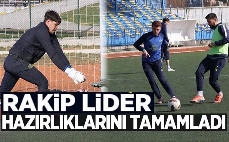 SÖĞÜTSPOR, ZORLU MAÇIN HAZIRLIKLARINI TAMAMLADI