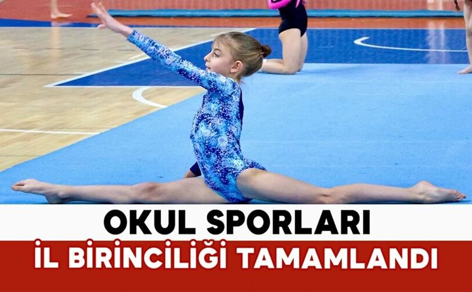 ARTİSTİK JİMNASTİK İL BİRİNCİLİĞİ MÜSABAKALARI TAMAMLANDI