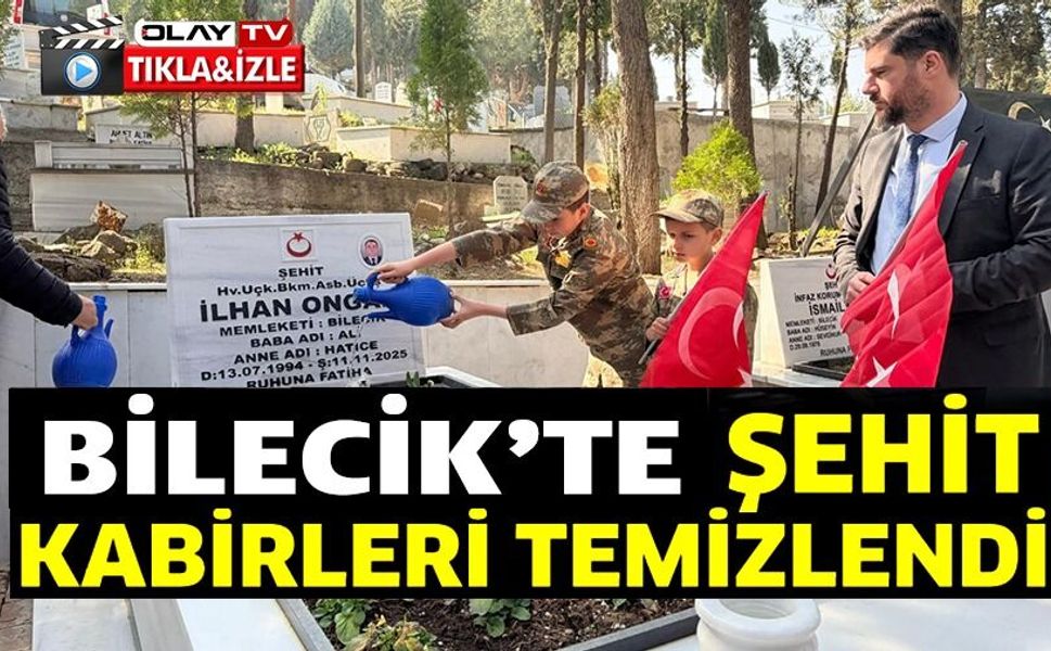 BAYRAM ÖNCESİ ŞEHİT MEZARLIKLARI TER TEMİZ OLDU
