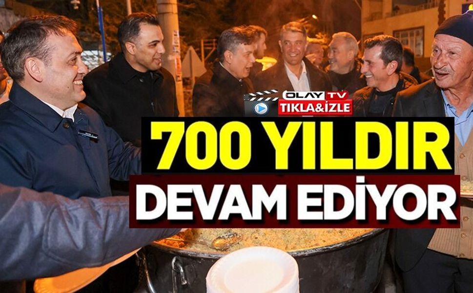700 YILDIR SÜRDÜRÜLEN 'ŞİFALI PİLAV' GELENEĞİ BU YIL DA DEVAM ETTİ