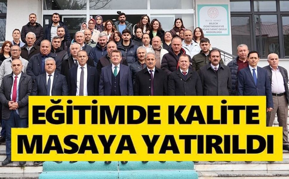 EĞİTİM FAALİYETLERİ DEĞERLENDİRİLDİ