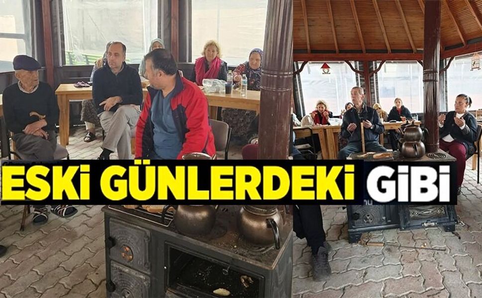 YAŞLILARA SAYGI HAFTASI'NDA ‘SALÇALI EKMEK' ETKİNLİĞİ