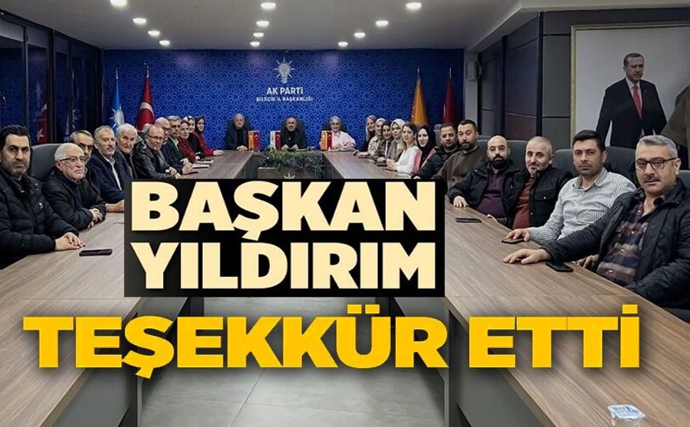 AK PARTİ BİLECİK'TE HAFTALIK İL YÖNETİM KURULU TOPLANTISI GERÇEKLEŞTİRİLDİ