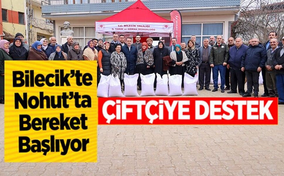 ‘NOHUT TOHUMU DAĞITIM' PROGRAMI GERÇEKLEŞTİRİLDİ