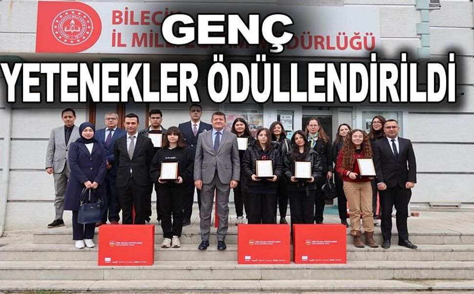 GENÇ YETENEKLER ÖDÜLLENDİRİLDİ