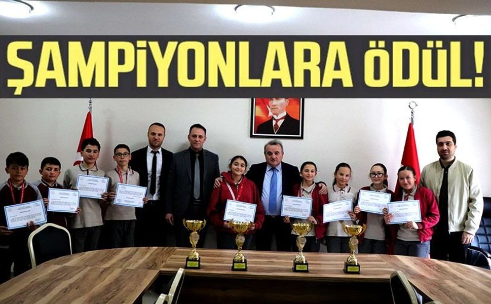 ORYANTİRİNG ŞAMPİYONLARINA ÖDÜL