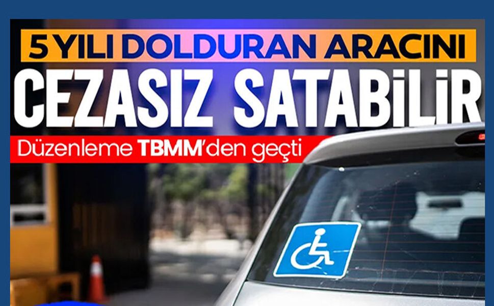 5 YILINI DOLDURAN ARACINI CEZASIZ SATABİLİR