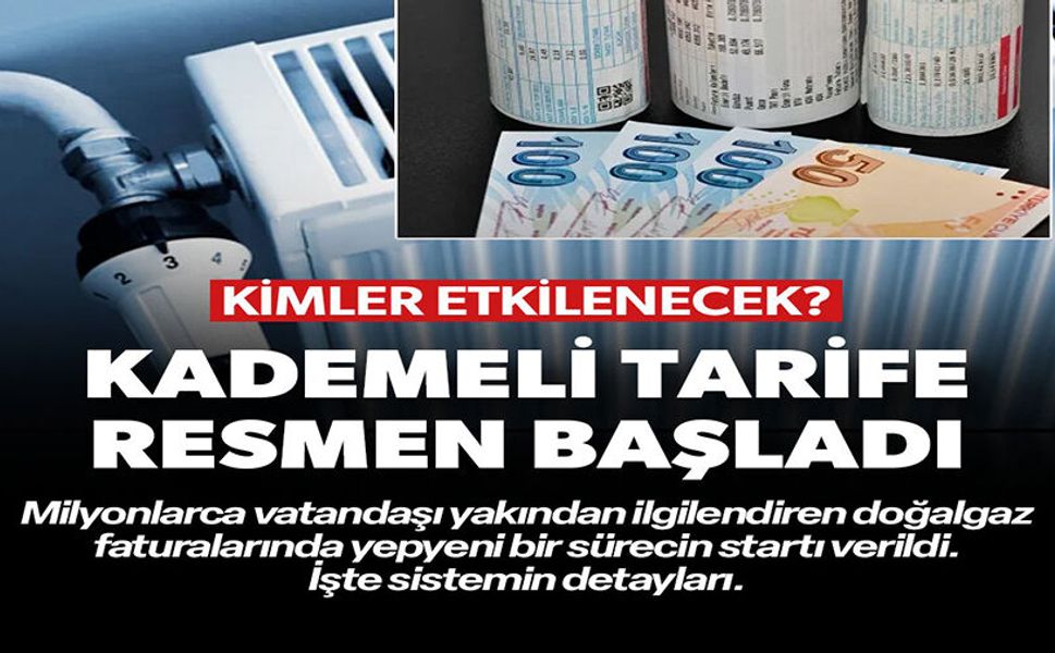 KADEMELİ TARİFE RESMEN BAŞLADI
