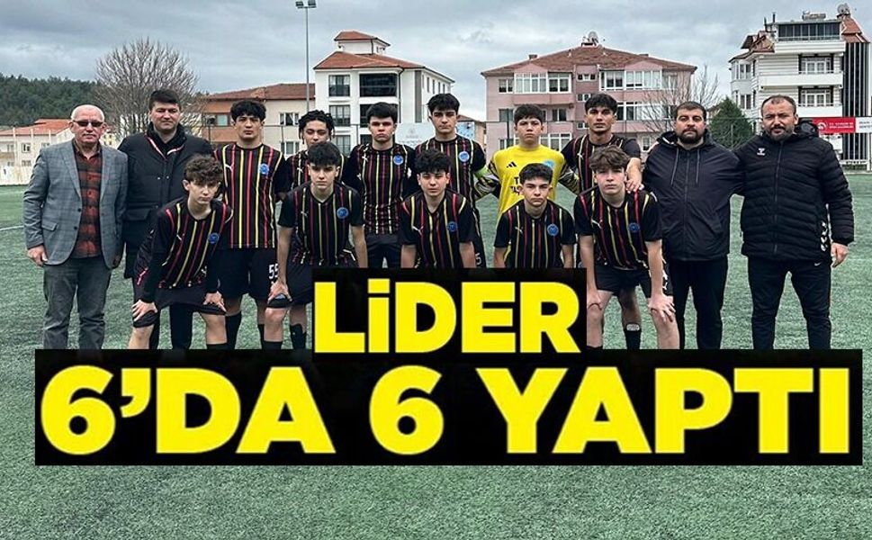 1299 BİLECİKSPOR KULÜBÜ 6'DA 6 YAPTI