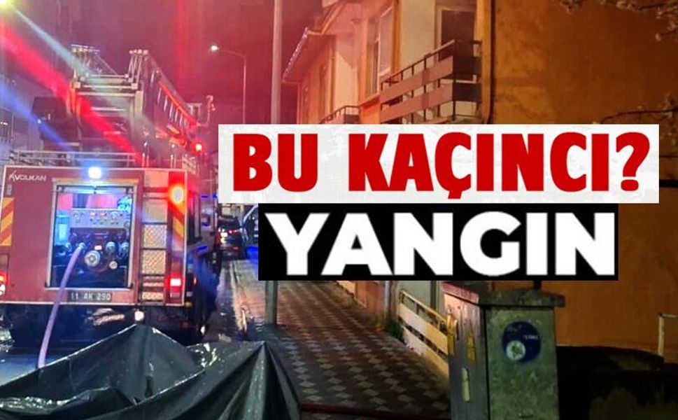 METRUK BİNADA ÜST ÜSTE 3 YANGIN