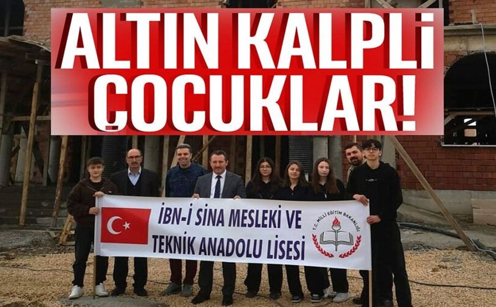 ÖĞRENCİLER HARÇLIKLARINI KUBA CAMİİ İNŞAATINA BAĞIŞLADI