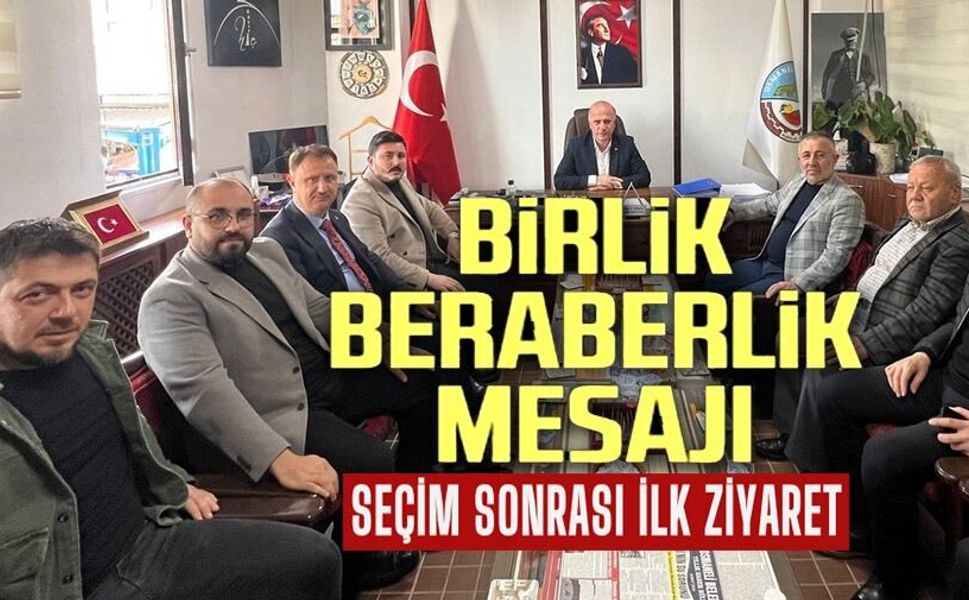 İL BAŞKANI YILDIRIM'DAN BAŞKAN TORUN'A ZİYARET