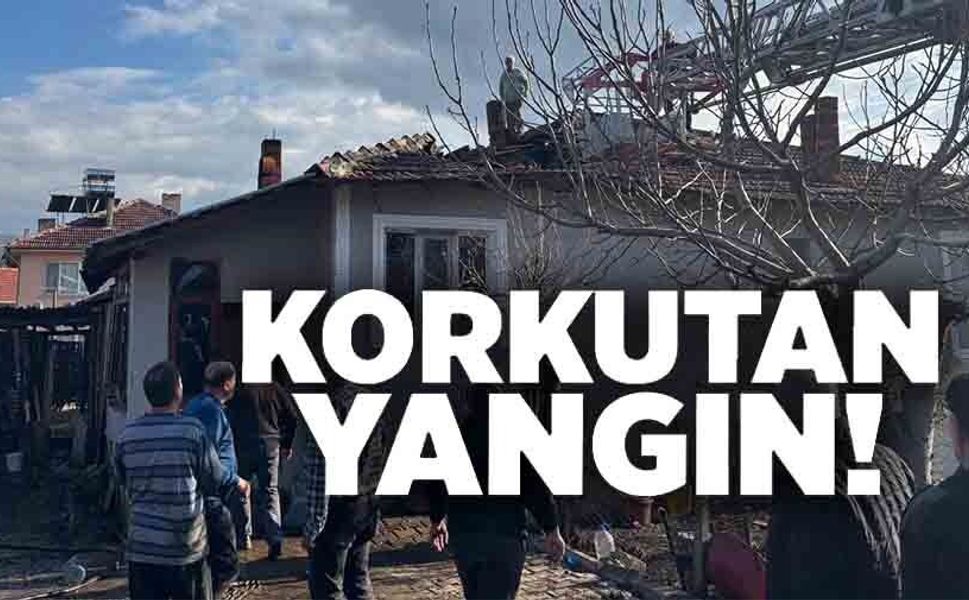 KULLANILMAYAN KÖMÜR KAZANINDAN YANGIN ÇIKTI