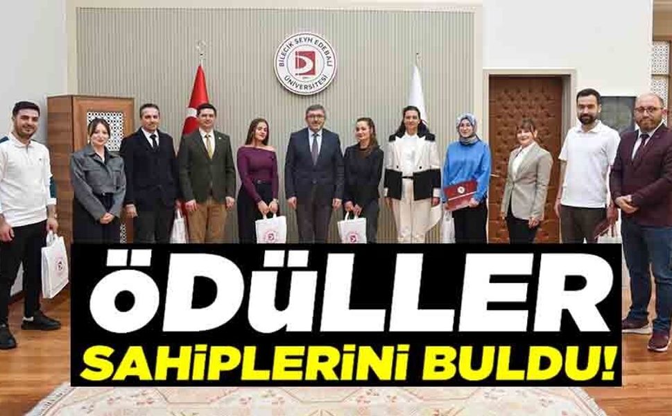 BŞEÜ'DE 62. KÜTÜPHANE HAFTASI TÖRENİNDE ÖDÜLLER SAHİPLERİNİ BULDU