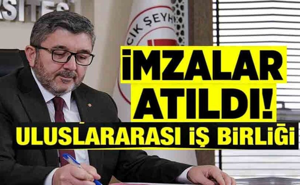 BŞEÜ'DEN ULUSLARARASI İŞ BİRLİĞİ