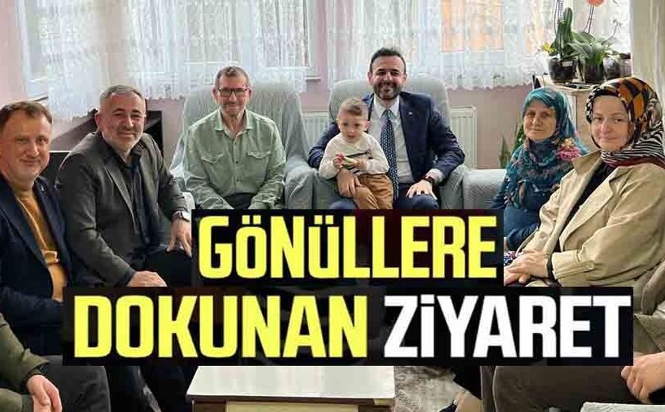 AK PARTİ HEYETİNDEN ŞEHİT AİLESİNE ZİYARET