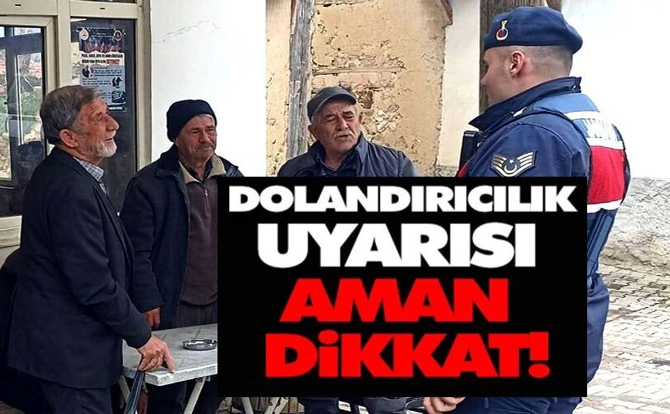 JANDARMADAN BİLGİLENDİRME FAALİYETİ