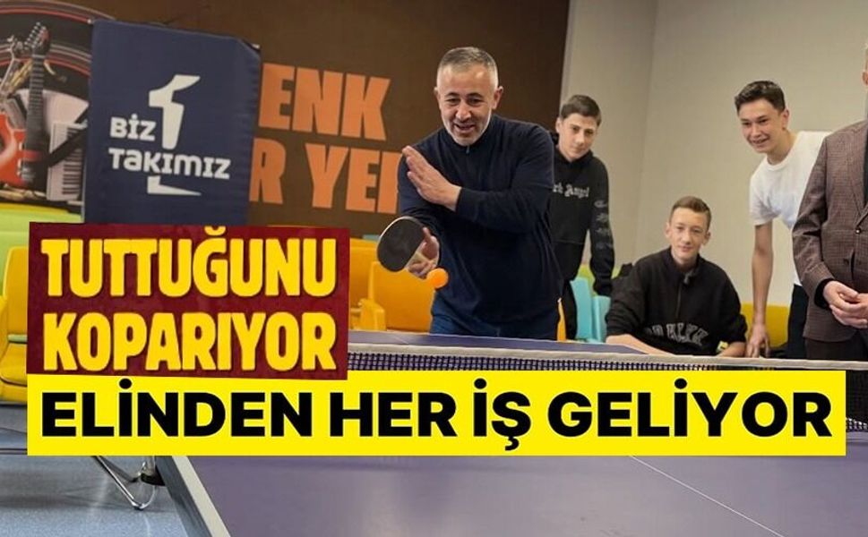 İL BAŞKANI YILDIRIM GENÇLİK MERKEZİ'NDE GENÇLERLE BULUŞTU