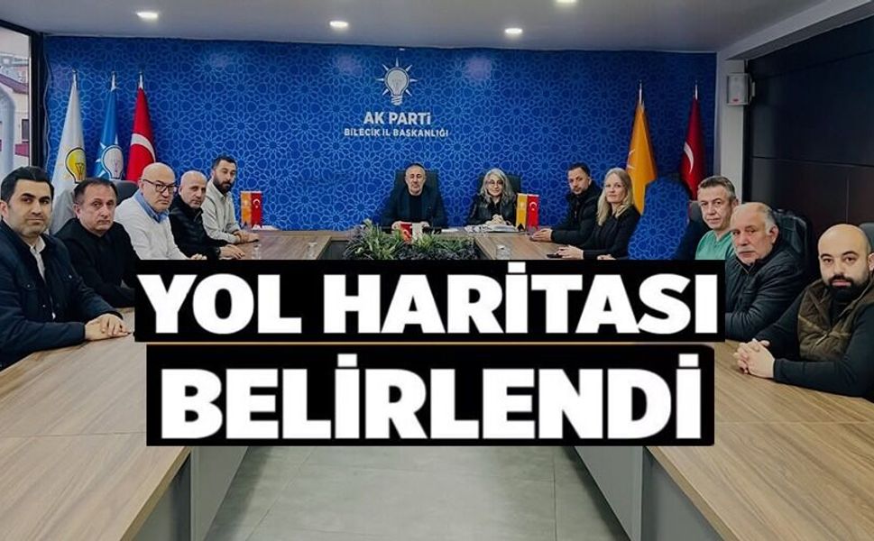 AK PARTİ BİLECİK'TE YOL HARİTASI BELİRLENDİ
