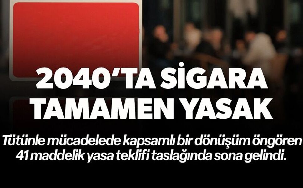 2040’TA SİGARA TAMAMEN YASAK