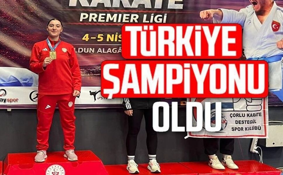 BİLECİKLİ SPORCU TÜRKİYE ŞAMPİYONU OLDU