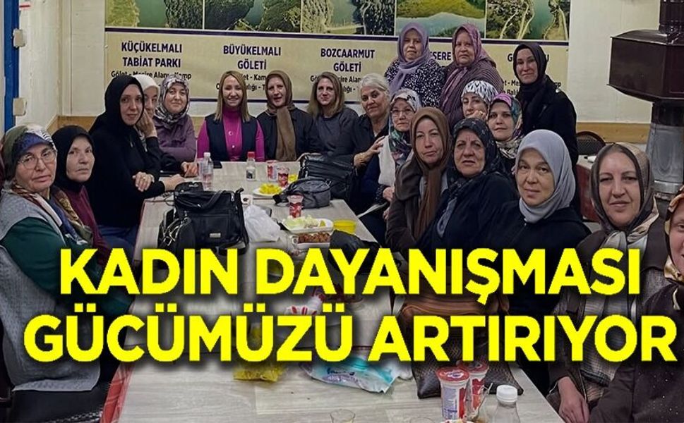 BAŞKAN TEKİN: "KADIN DAYANIŞMASIYLA PAZARYERİ DAHA GÜÇLÜ"