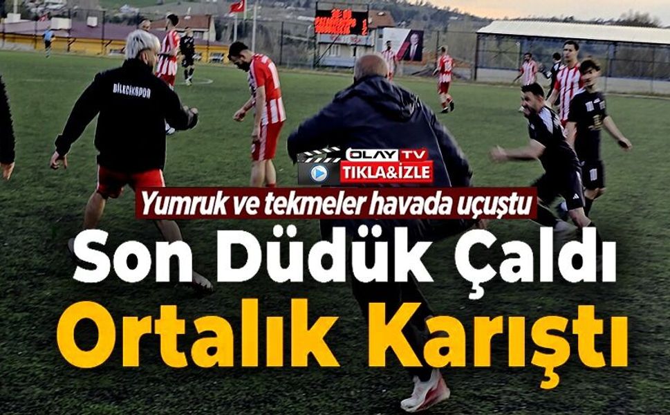 MAÇ SONUNDA SAHA İÇİ BİR ANDA RİNGE DÖNDÜ