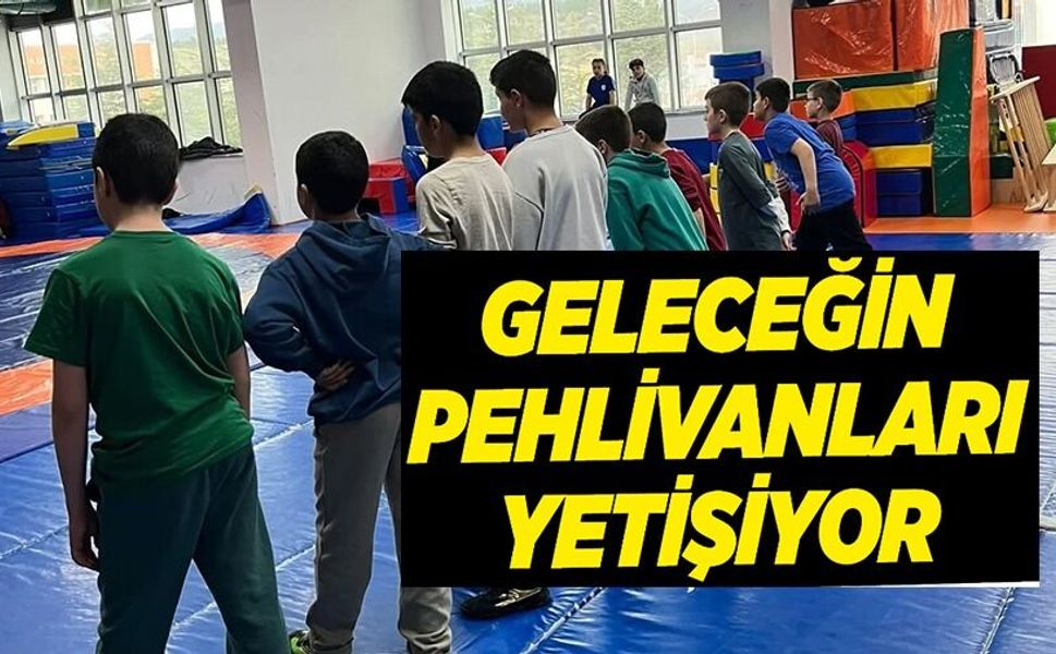 GELECEĞİN PEHLİVANLARI GÜREŞ KURSUYLA YETİŞİYOR