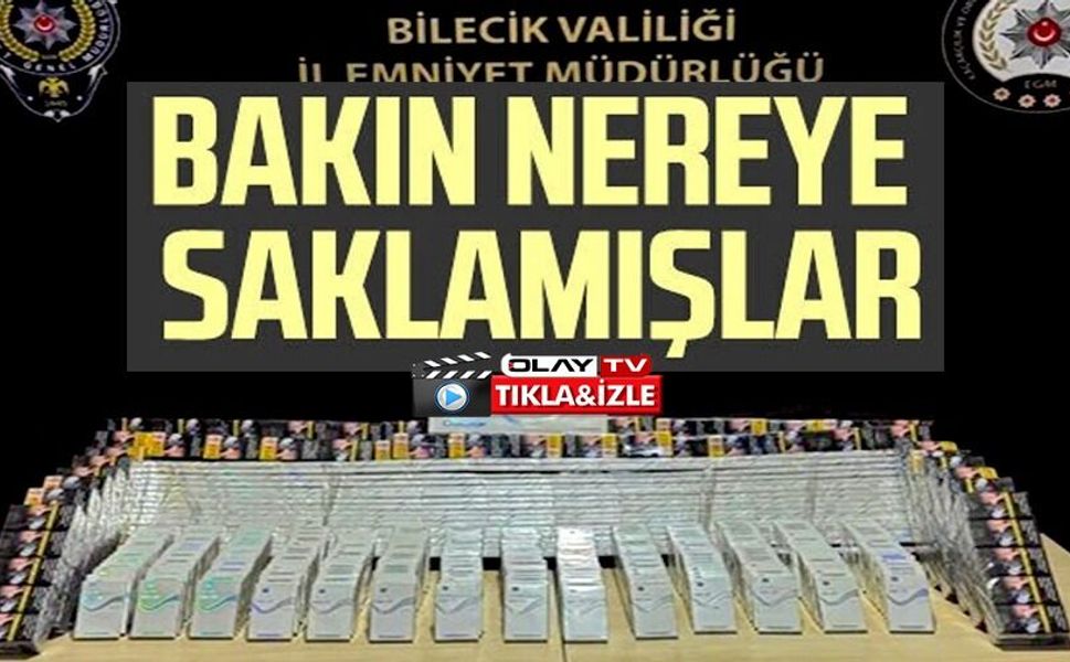 TIRIN GİZLİ BÖLGESİNE SAKLANMIŞ 846 PAKET KAÇAK SİGARA ELE GEÇİRİLDİ, 2 ŞÜPHELİ YAKALANDI