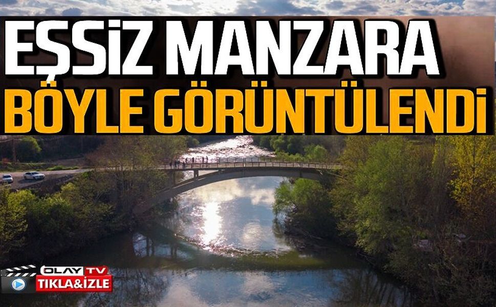 SAKARYA NEHRİ'NİN EŞSİZ MANZARASI HAVADAN GÖRÜNTÜLENDİ