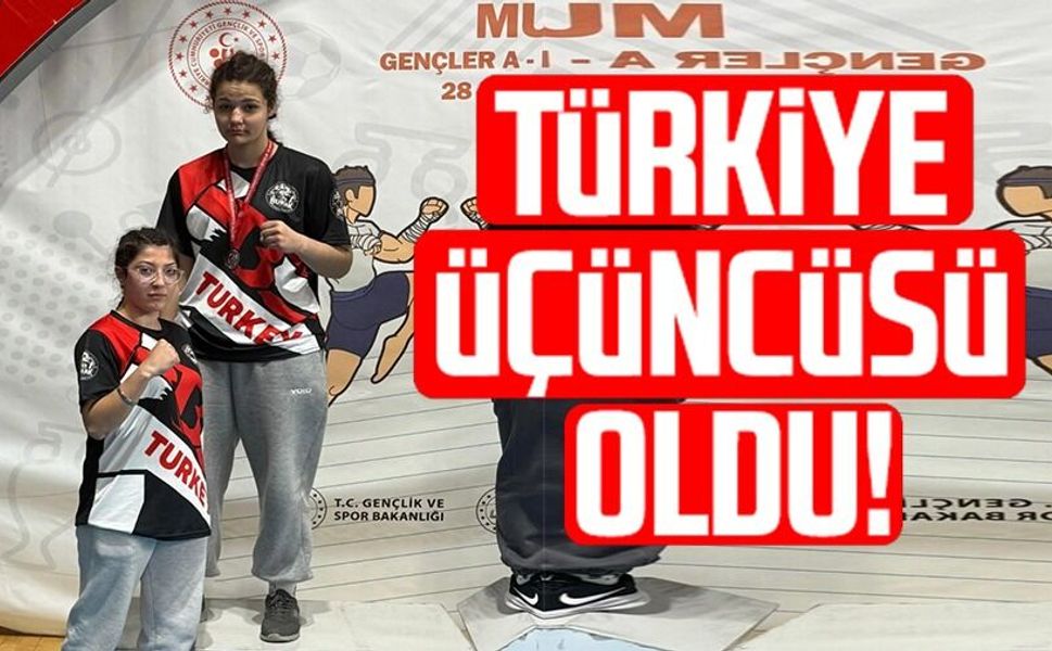 BİLECİKLİ SPORCUDAN TÜRKİYE ÜÇÜNCÜLÜĞÜ
