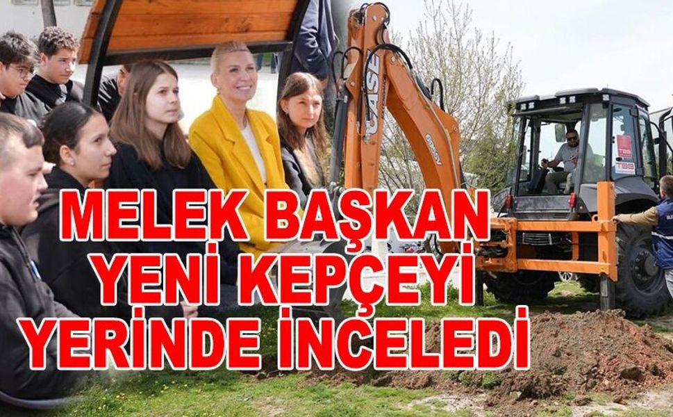 BİLECİK BELEDİYESİNE HİBE EDİLEN KEPÇE İLK KEZ OKULDA KULLANILDI